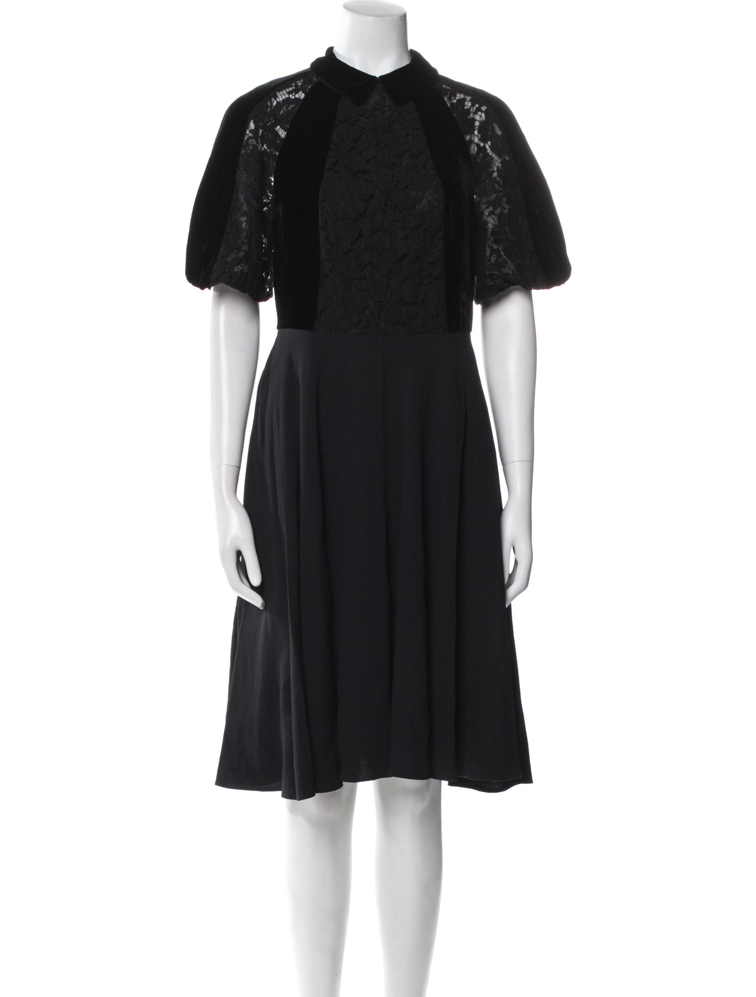 Valentino Silk Knee-Length Dress